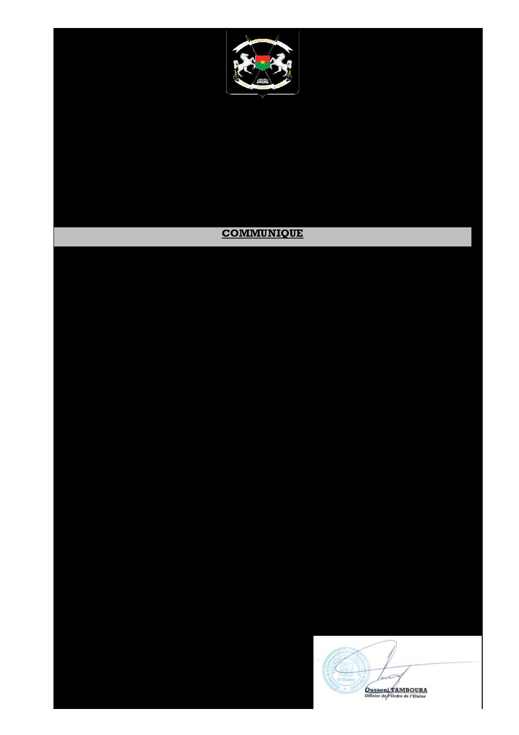 Communiqué attaque inata 15 11 2021