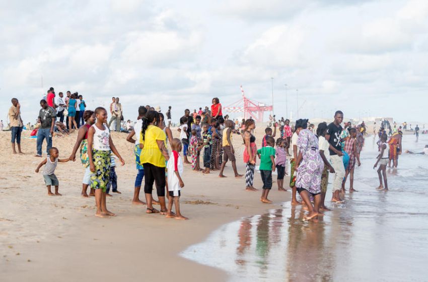 Vacanciers à la plage