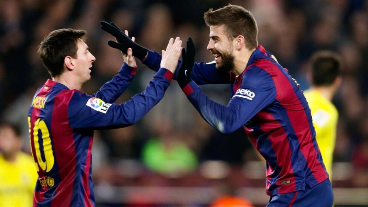 Messi et piqué