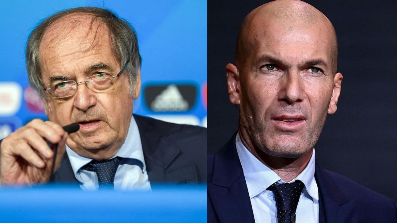 Noël le graët et zidane