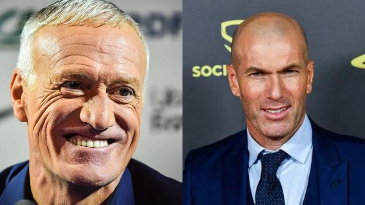 Didier deschamps et zinedine zidane