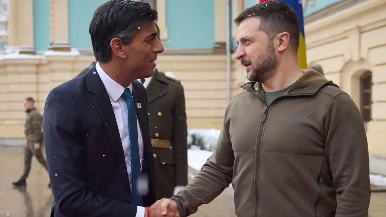 Volodymyr zélensky et rishi sunak