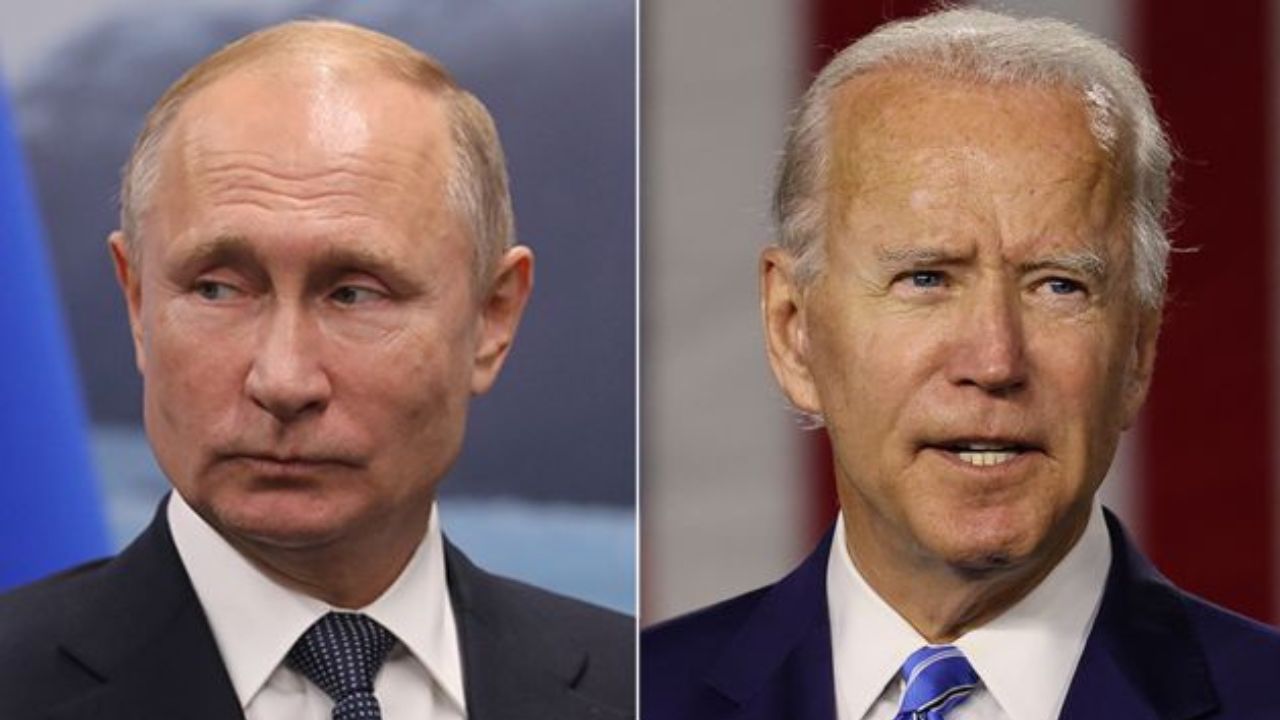 Vladimir poutine et joe biden