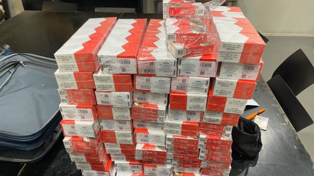 Paquets de cigarettes