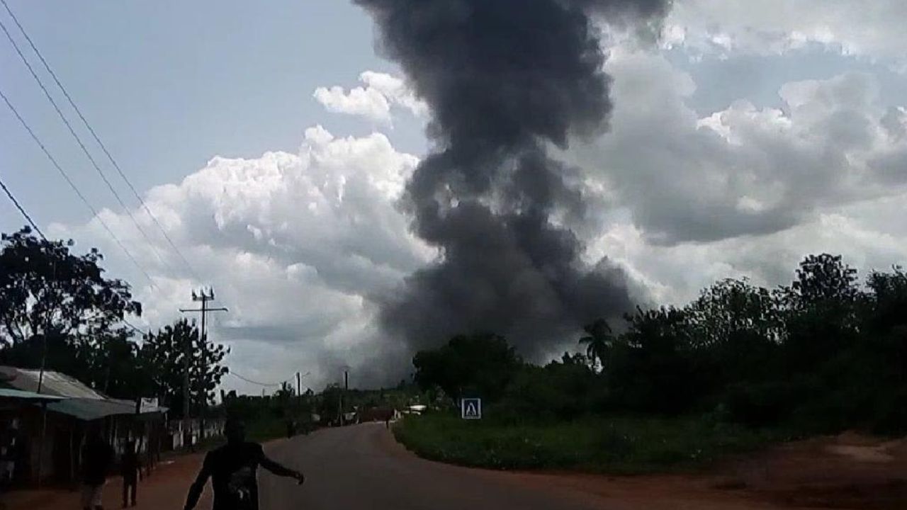 Incendie au camp militaire de toffo