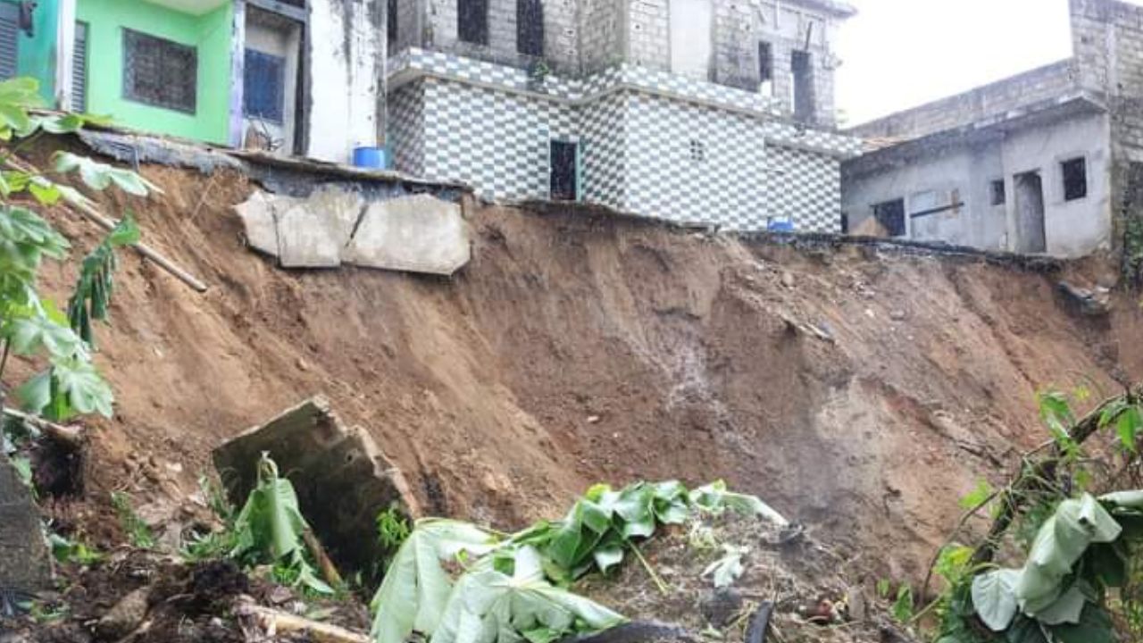 éboulement de terrain