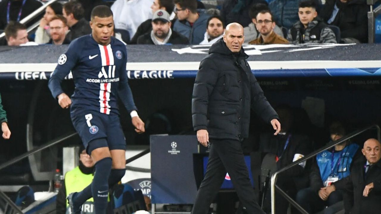 Zidane et kylian mbappé