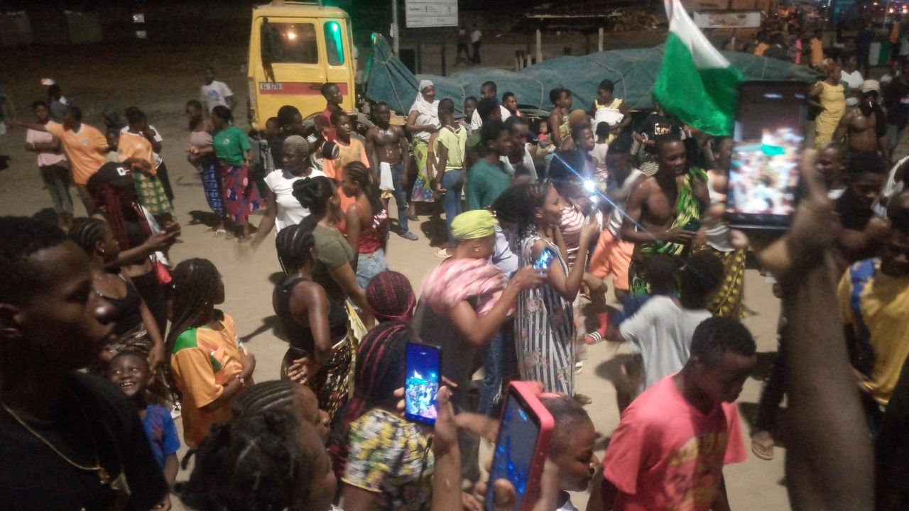 Can 2024/rues d'abidjan après la victoire