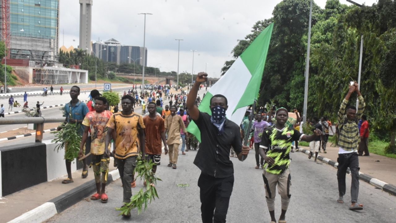 Manifestation au nigéria