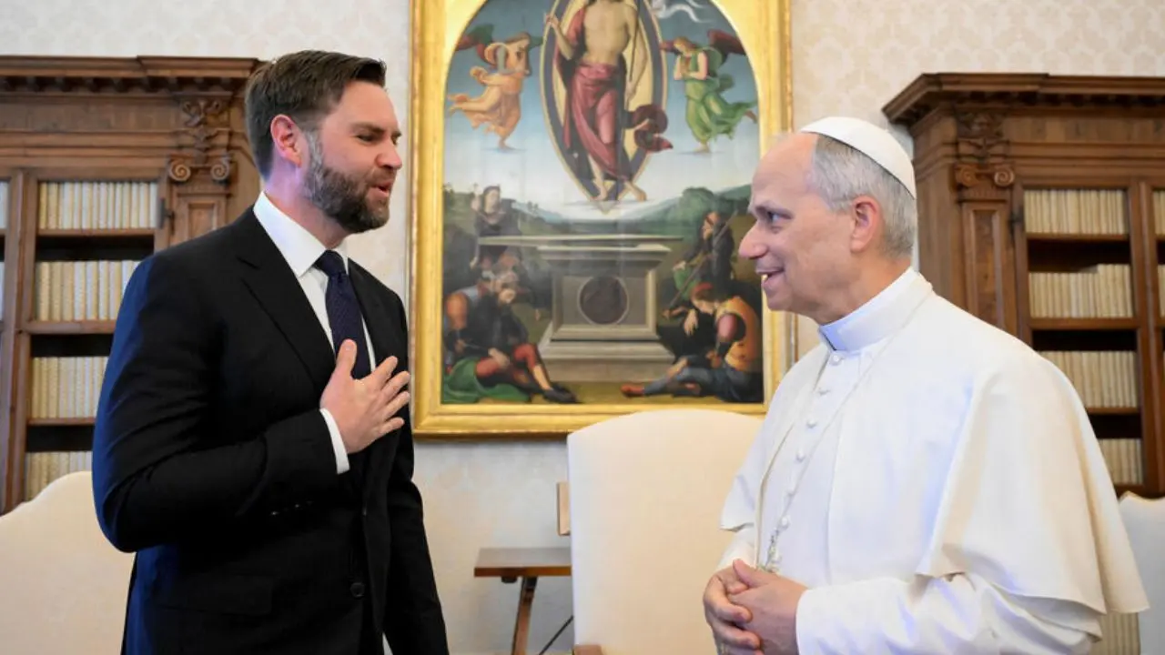 Le vice-président américain échange avec Léon XIV