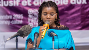Hermine BOKOSSA, présidente de l'association « JVS »