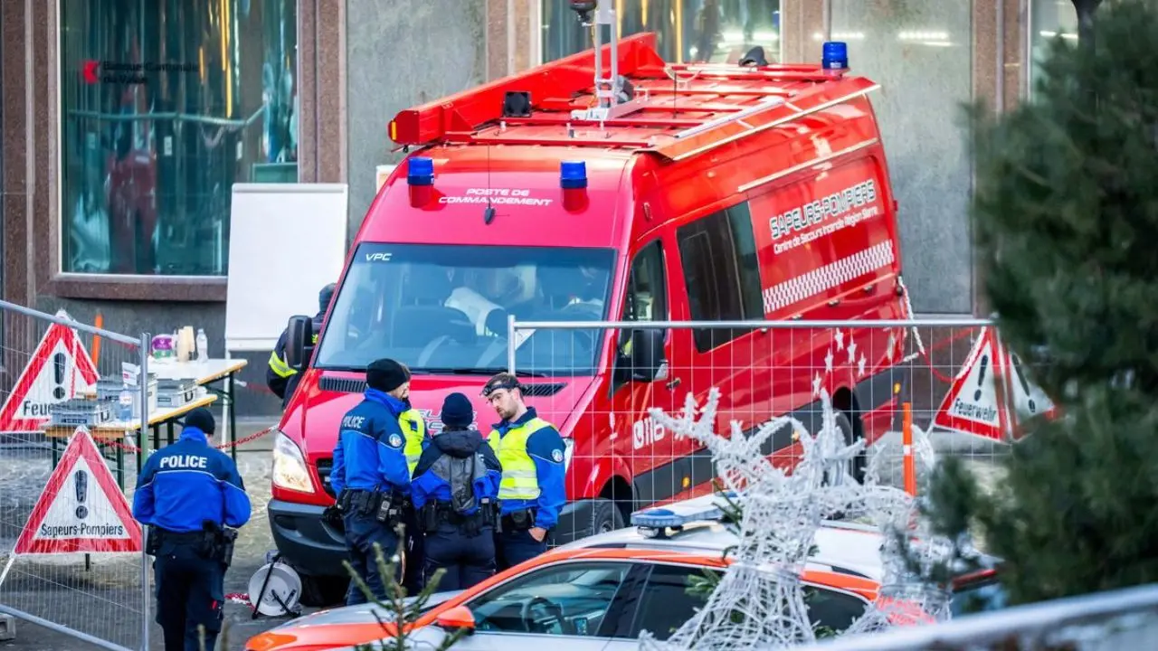 une station de ski ravagée par un incendie
