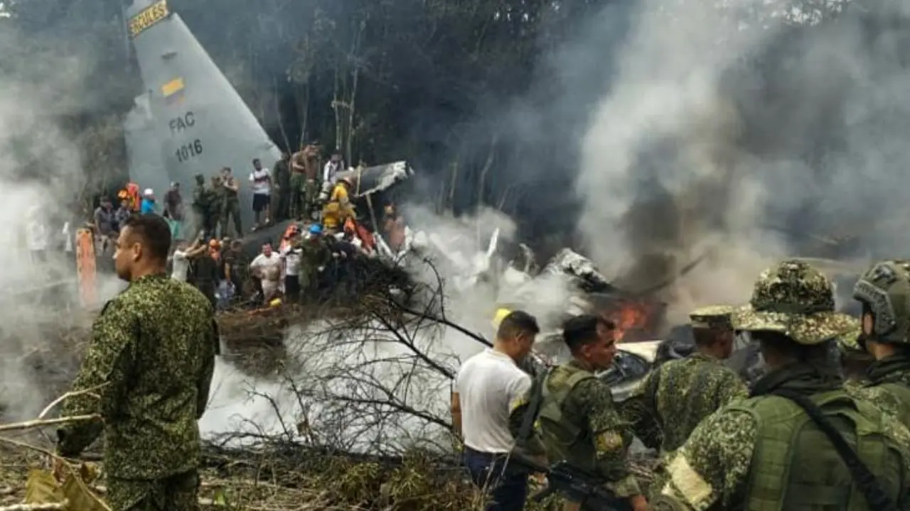 Colombie : près de 70 morts dans le crash d’un avion militaire