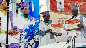 Bénin : Sprints Gboko élevé au rang de Docteur Honoris Causa et rend un hommage marquant à “Tonton J”