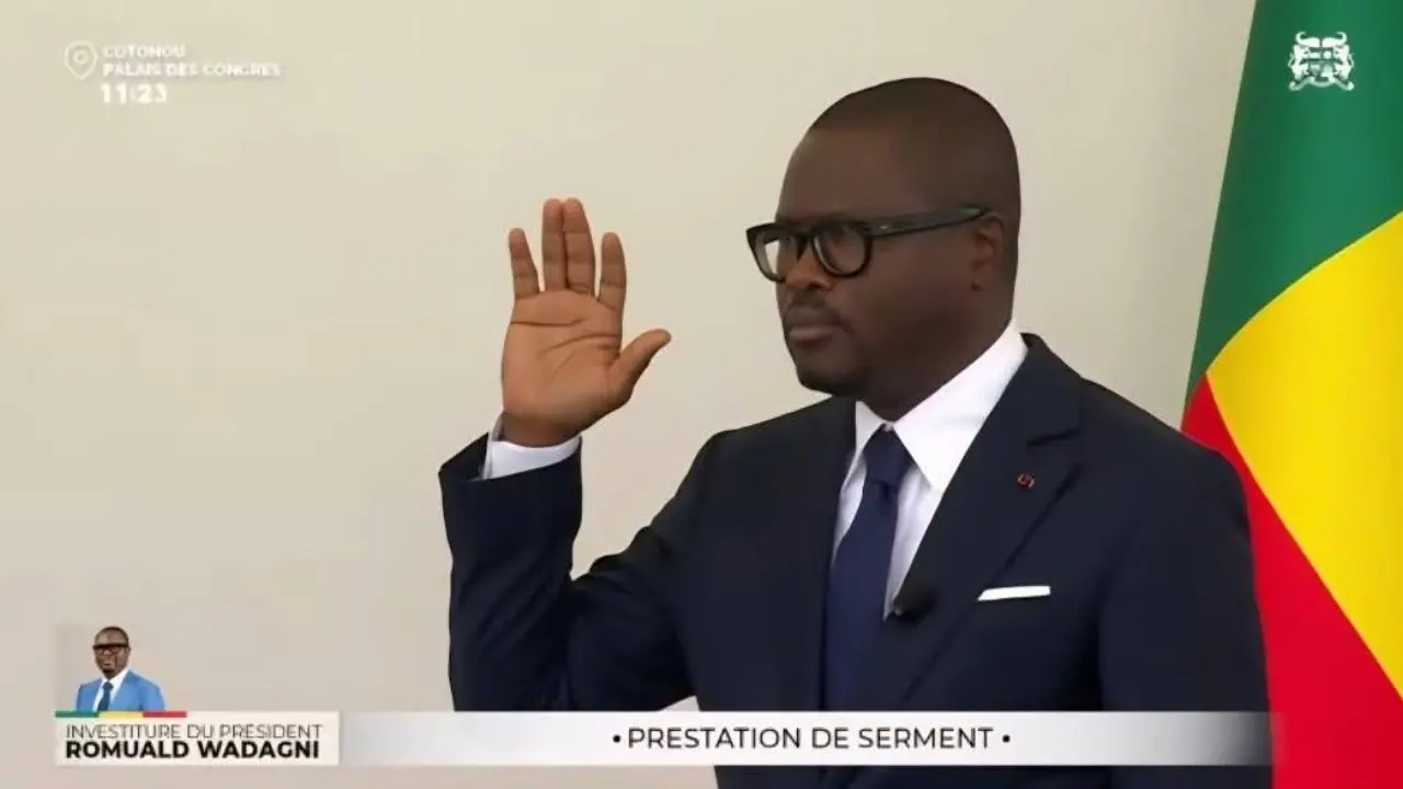 Romuald Discours d'investiture de Wadagni