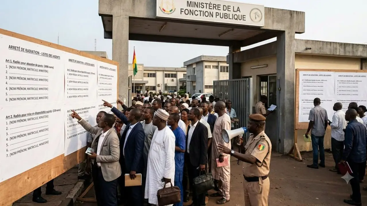 plus de 5 000 fonctionnaires radiés
