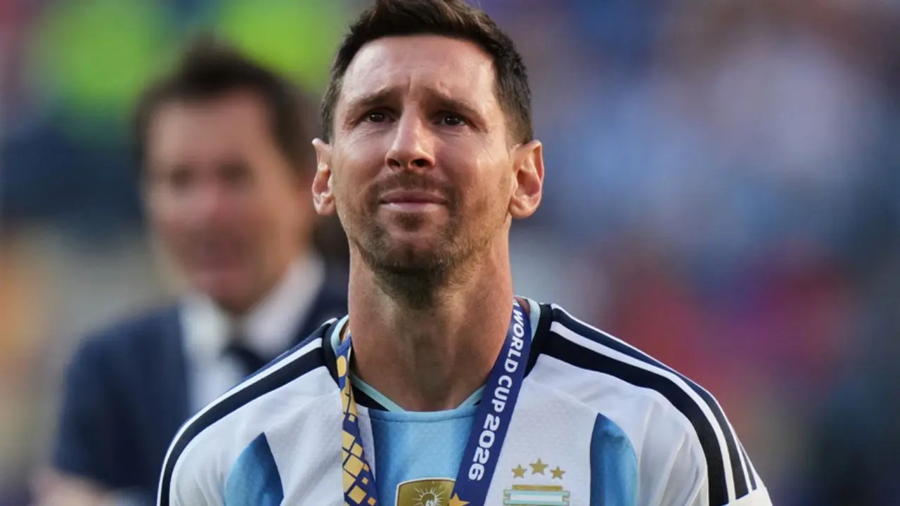 Messi en larme