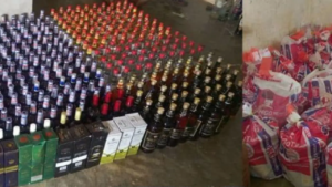 Bénin/Mono : une cargaison de denrées alimentaires de marques contrefaites et de boissons falsifiées saisies