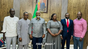 Bénin/HAAC : le nouveau bureau de l’ODEM, conduit par Tanguy Agoï, reçu par Édouard Loko